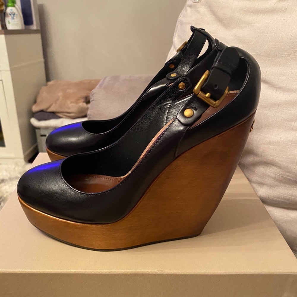 Burberry Wedge Heels